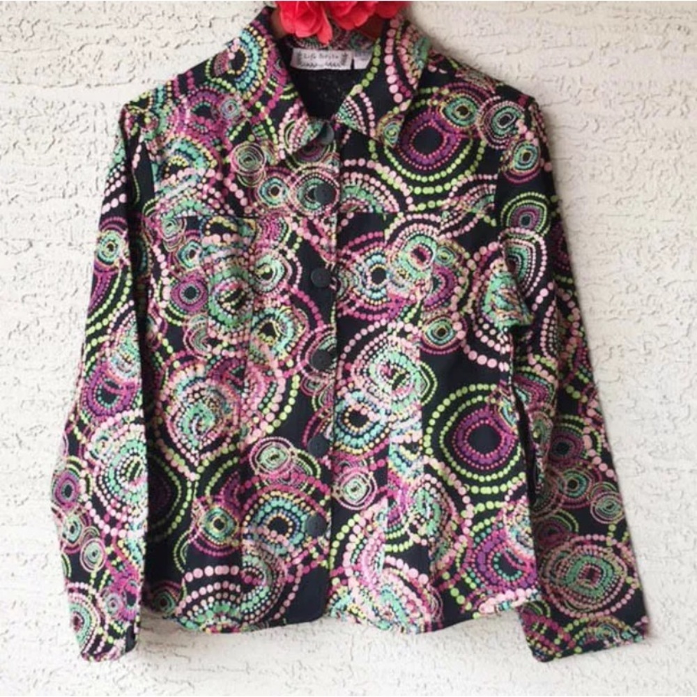 Lifestyle Funky Button Front Casual Jacket‎